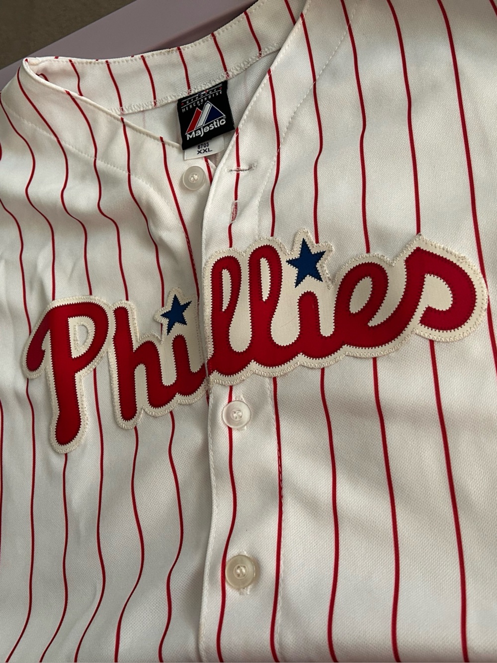Authentic Majestic Phillies Cliff Lee Jersey